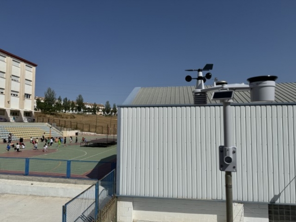 Nueva estación meteorológica en el IES Los Montes